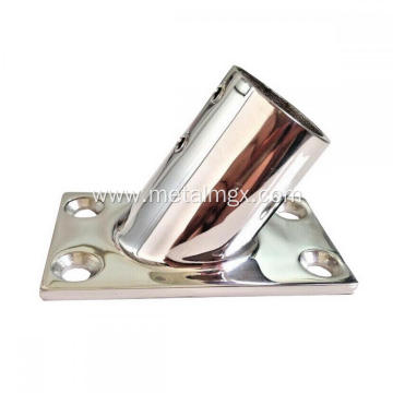 Marine Boat Stainless Steel Hand Rail Rectangular Base